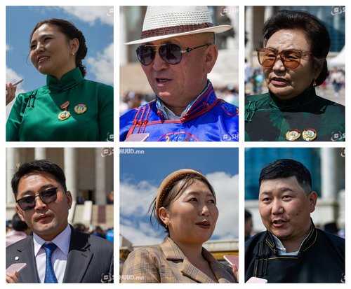 Цагаан бамбарууш, тоорцгон малгай, шинэ дээл, орос алимтай Хүүхдийн баяр